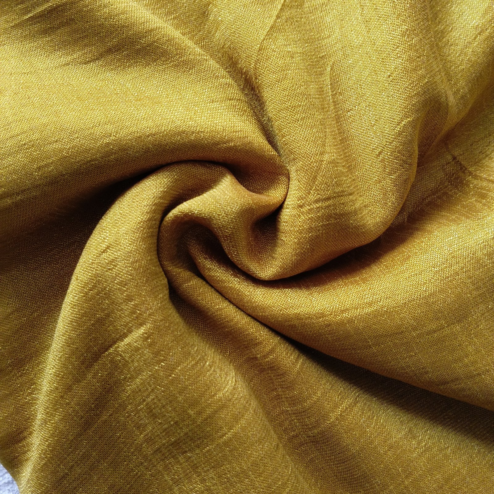 Multicolor Resham Embroidery Saree - Olive, fabric texture